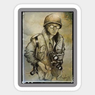 War Photographer Sticker